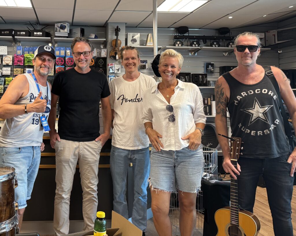 Musikbörsen i Sundsvall som bjöd på en replokal.